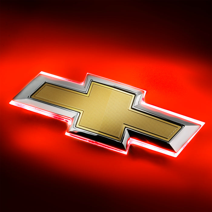 Oracle Lighting 3461-003 Red Illuminated LED Rear Bowtie Emblem - Truck Part Superstore
