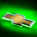 Oracle Lighting 3461-004 Green Illuminated LED Rear Bowtie Emblem - Truck Part Superstore