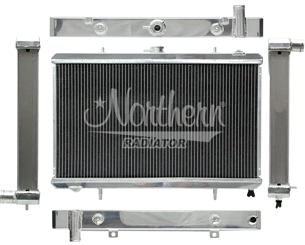Northern Radiator 205229 Sport Compact Radiator - 16 7/8 x 26 1/8 x 2 1/2 - Truck Part Superstore