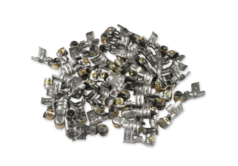 MSD 34614 Spark Plug Terminals; 50 Piece; 90 Degrees Dual Crimp; Stainless Steel; - Truck Part Superstore