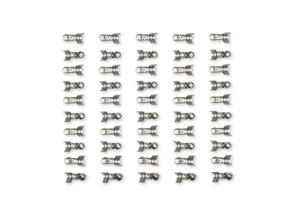 MSD 34614 Spark Plug Terminals; 50 Piece; 90 Degrees Dual Crimp; Stainless Steel; - Truck Part Superstore