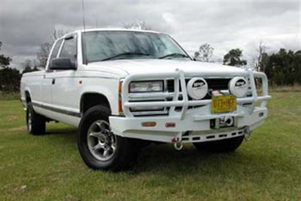ARB 3462030 Front Deluxe Bull Bar Winch Mount Bumper; Black; - Truck Part Superstore