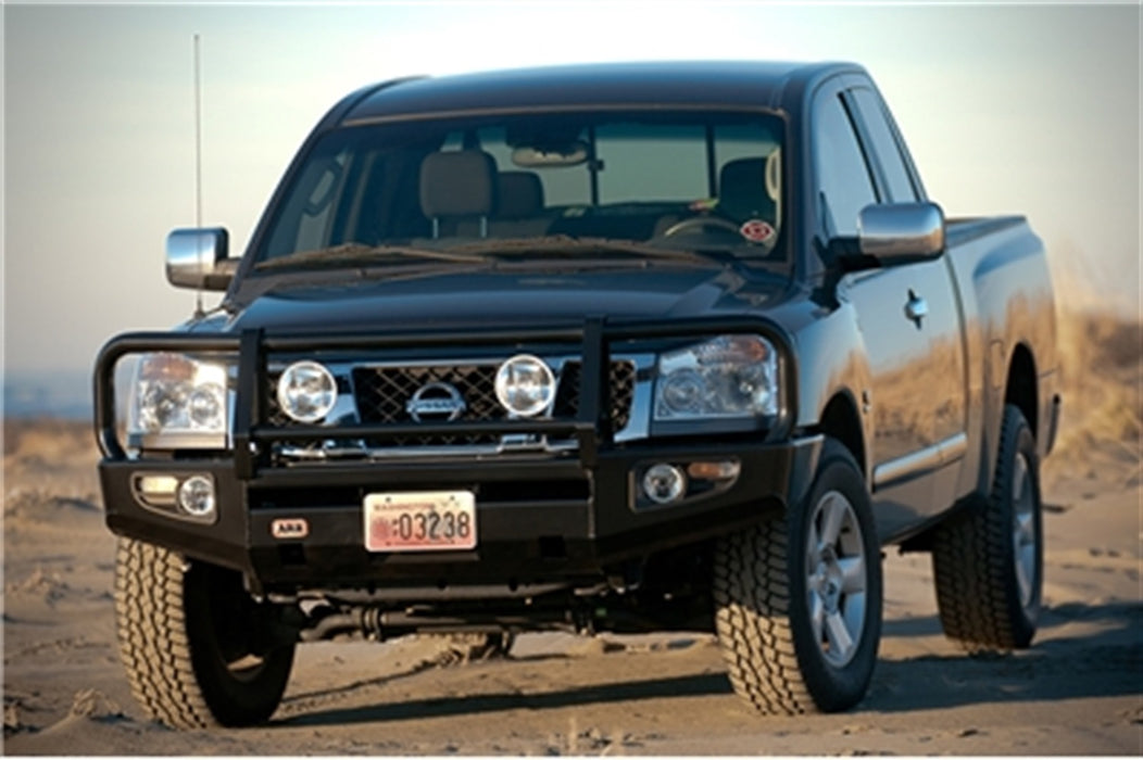 ARB 3464010 Front Deluxe Bull Bar Winch Mount Bumper; Black; - Truck Part Superstore