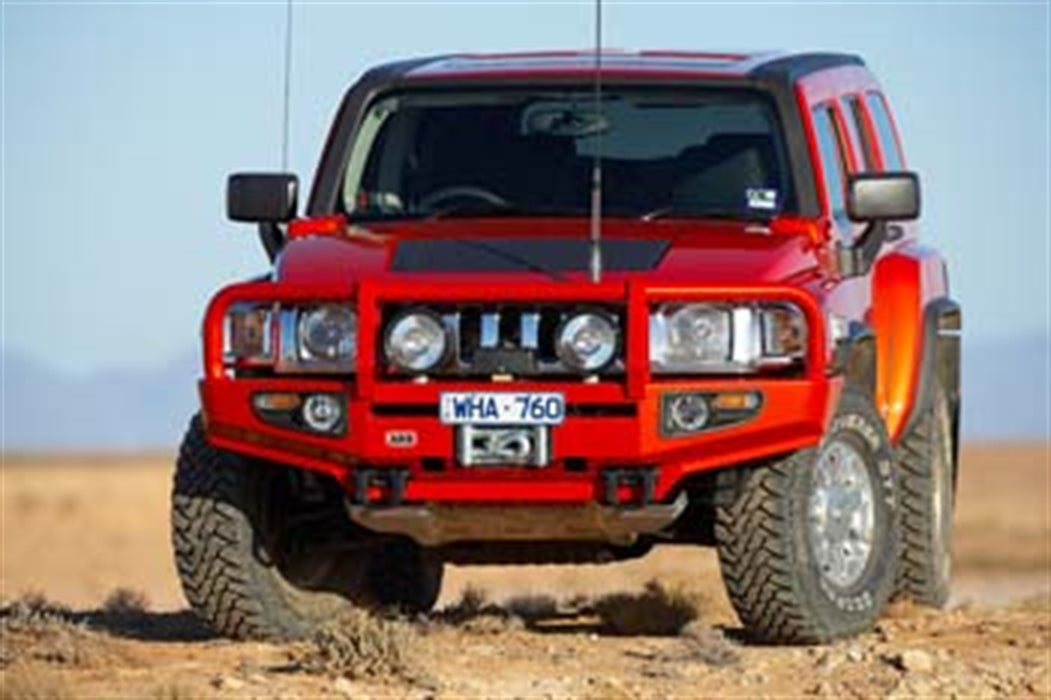 ARB 3468020 Front Deluxe Bull Bar Winch Mount Bumper; w/o Flares; Black; - Truck Part Superstore