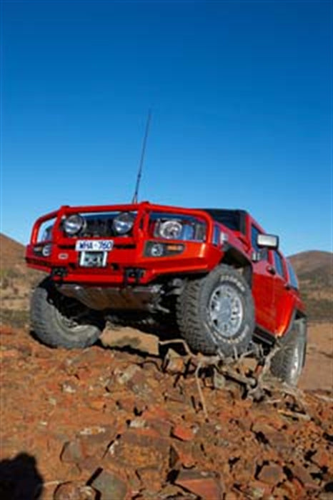 ARB 3468020 Front Deluxe Bull Bar Winch Mount Bumper; w/o Flares; Black; - Truck Part Superstore