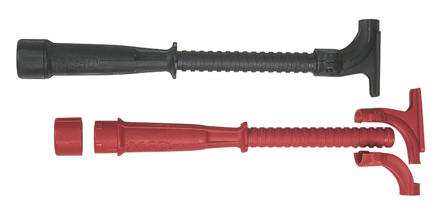 MSD 3475 Spark Plug Boot; For Use w/Hemi Tubes; Replacement; 8 Red/8 Black; - Truck Part Superstore