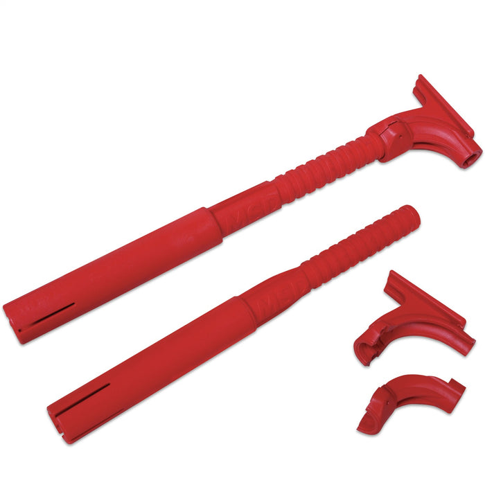 MSD 3476 Pro Stock Hemi Tube; Set Of Eight; Red; - Truck Part Superstore