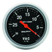 AutoMeter 3484 GAUGE; VACUUM; 2 5/8in.; 30INHG; MECHANICAL; SPORT-COMP - Truck Part Superstore