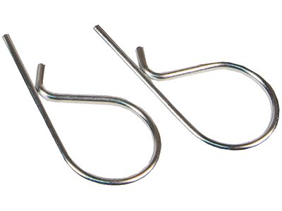 Husky Towing 34853 Spring Clip 3-1/4 Inch Length x 1-3/4 Inch Width 1-1/2 Inch Hole Diameter 2 Pack - Truck Part Superstore