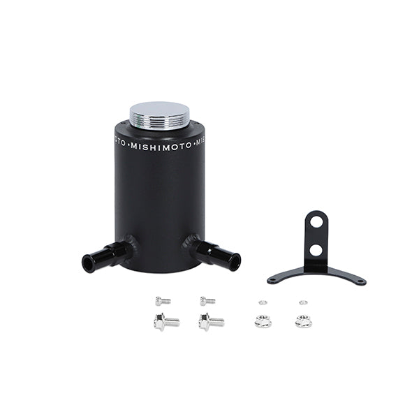Mishimoto MMRT-PSAWBK Aluminum Power Steering Reservoir Tank, Wrinkle Black - Truck Part Superstore