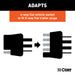CURT 57187 CURT 57187 4-Way to 5-Way Flat Adapter for Boat Trailer Surge Brakes - Truck Part Superstore