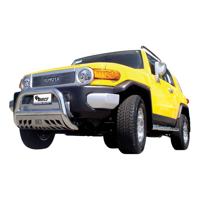 ARIES 35-2003 3in. Polished Stainless Bull Bar; Select Toyota FJ Cruiser - Truck Part Superstore