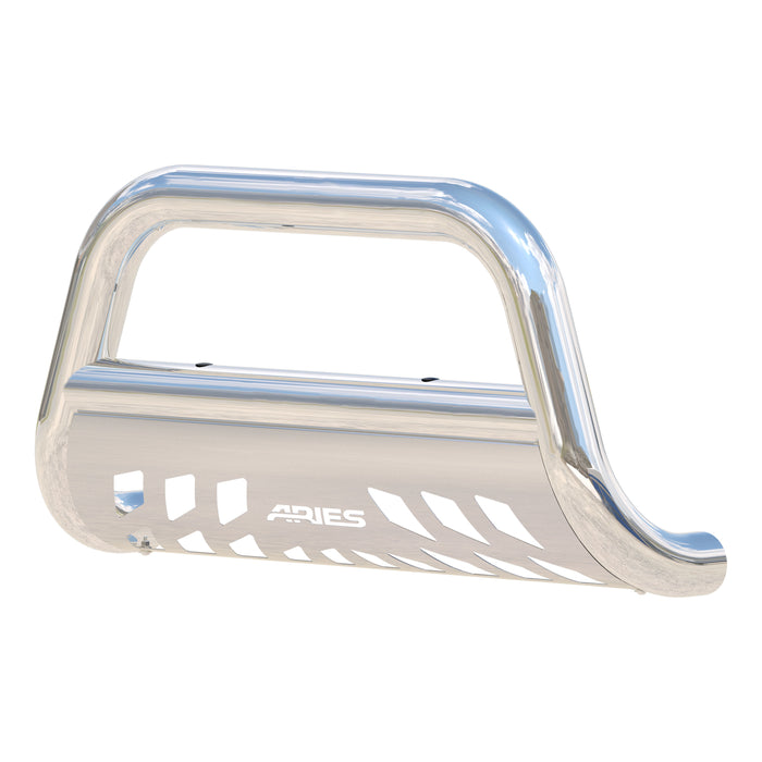 ARIES 35-3004 3in. Polished Stainless Bull Bar; Select Ford Expedition; F-150 - Truck Part Superstore