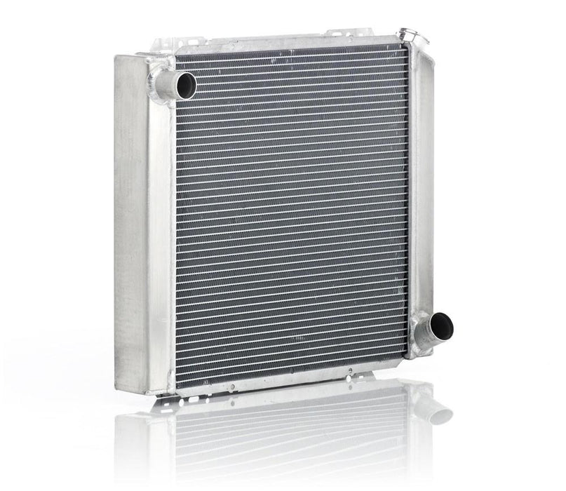 Be Cool 35001 Radiator for GM w/Dual 1 Inch Core 19.5 x 22 Inch Qualifier Natural Finish Be Cool Radiator - Truck Part Superstore