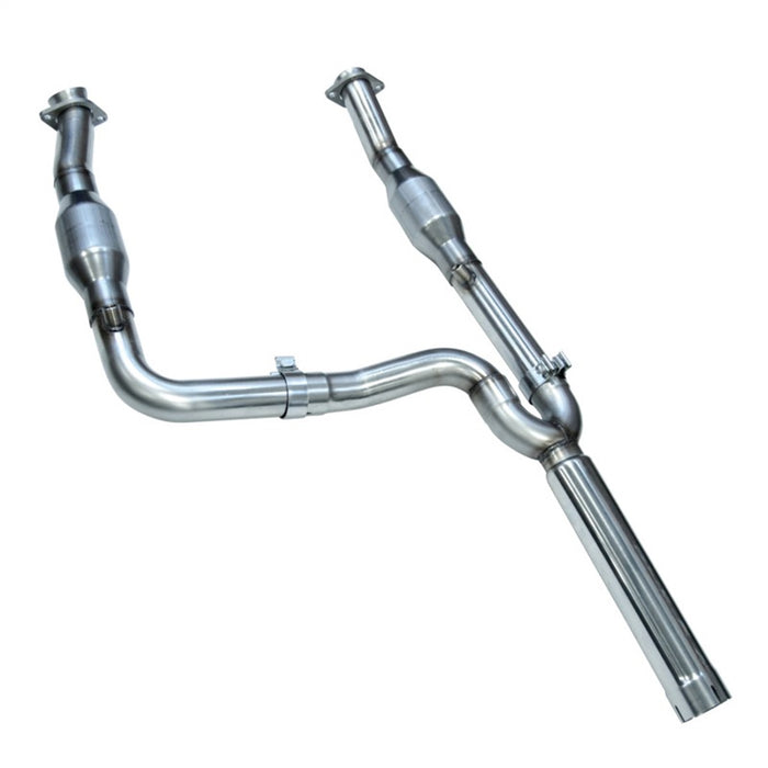 Kooks Custom Headers 35003300 2-1/2in. x OEM Stainless GREEN Catted Y-Pipe. Must be used with Kooks Headers. - Truck Part Superstore