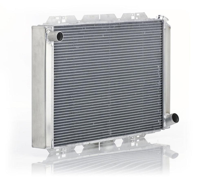Be Cool 35004 Radiator for GM w/Dual 1 Inch Core 19.5 x 31.5 Inch Qualifier Natural Finish Be Cool Radiator - Truck Part Superstore