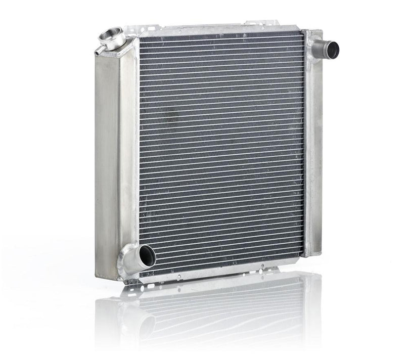 Be Cool 35006 Radiator for Ford w/Dual 1 Inch Core 19.5 x 22 Inch Qualifier Natural Finish Be Cool Radiator - Truck Part Superstore