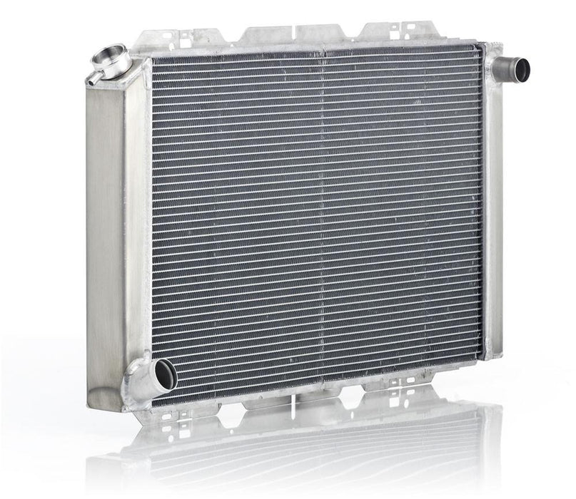 Be Cool 35009 Radiator for Ford w/Dual 1 Inch Core 19.5 x 31.5 Inch Qualifier Natural Finish Be Cool Radiator - Truck Part Superstore