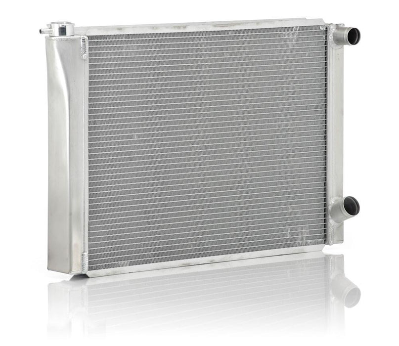 Be Cool 35022 Dual Pass Circle Track Radiator Dual 1 Inch Core with 1-1/2 Inch Inlet Core Width 20 Inch Be Cool Radiator - Truck Part Superstore