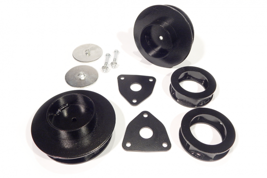 Southern Truck 35030 RAM 2.5 Inch Front And Rear Leveling Coil Spring Spacer Kit For 12-18 Ram 1500 4WD Does Not Fit Models Equipped With Air Ride Southern Truck Lifts - Truck Part Superstore