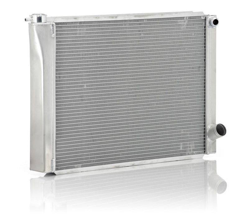 Be Cool 35031 Dual Pass Circle Track Radiator Dual 1 Inch Core with 20 AN Inlet Core Width 18 Inch Be Cool Radiator - Truck Part Superstore