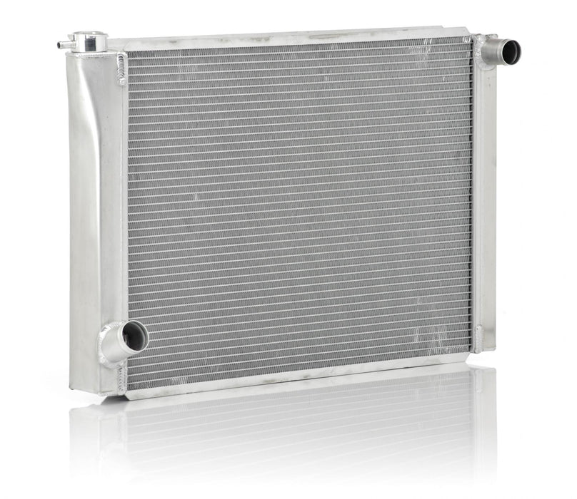 Be Cool 35044 Ford Triple Pass Race Radiator Dual 1 Inch Core with 1-1/2 Inch Inlet Core Width 24.5 Inch Be Cool Radiator - Truck Part Superstore