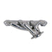 BBK Performance Parts 35100 1987-1995 FORD F150 302 1-5/8 SHORTY EXHAUST HEADERS (POLISHED SILVER CERAMIC) - Truck Part Superstore