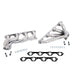 BBK Performance Parts 35110 1987-1995 FORD F150 351W 1-5/8 SHORTY EXHAUST HEADERS (POLISHED SILVER CERAMIC). - Truck Part Superstore
