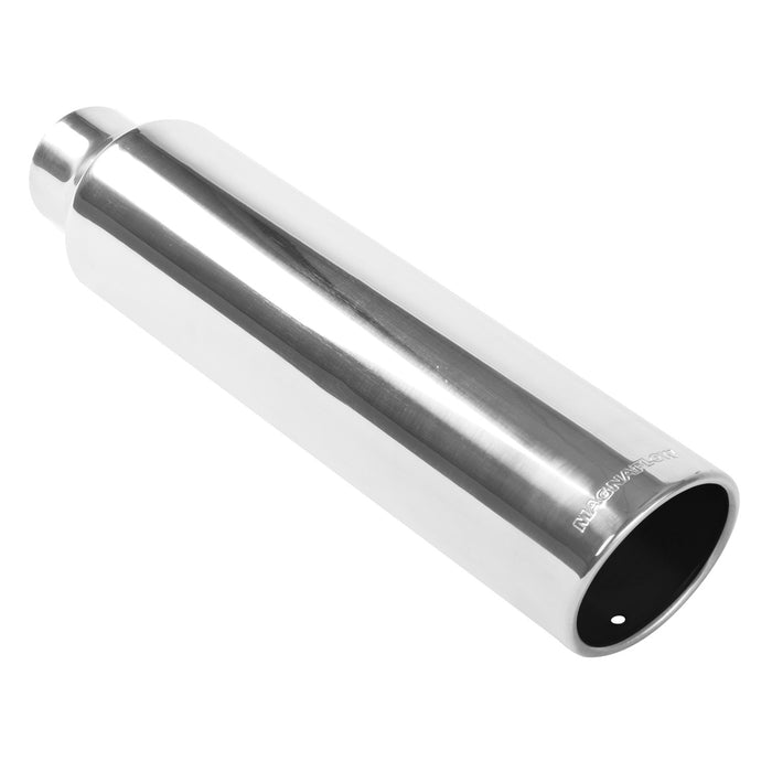 MagnaFlow Exhaust Products 35111 Single Exhaust Tip-2.5in. Inlet/3in. Outlet - Truck Part Superstore