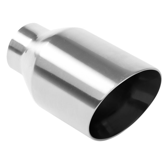 MagnaFlow Exhaust Products 35121 Single Exhaust Tip-2.25in. Inlet/4in. Outlet - Truck Part Superstore