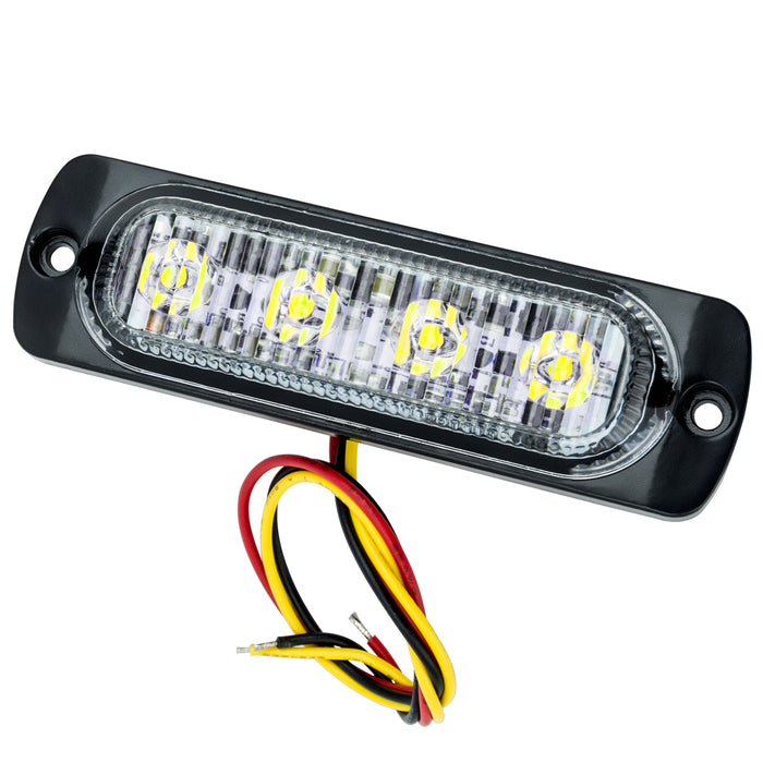 Oracle Lighting 3513-023 6 LED Dual Color Slim Strobe, Amber/White - Truck Part Superstore