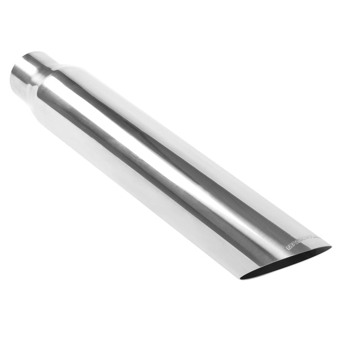 MagnaFlow Exhaust Products 35141 Single Exhaust Tip-2.25in. Inlet/3in. Outlet - Truck Part Superstore