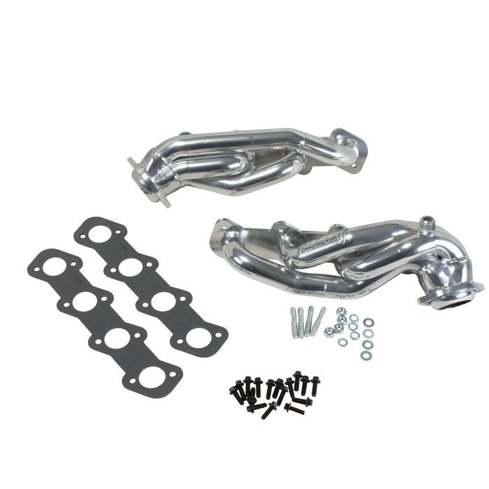 BBK Performance Parts 35180 99-03 FORD F150 97-02 FORD EXP 5.4L 1-5/8 SHORTY HEADERS (POL SILVER CERAMIC) - Truck Part Superstore