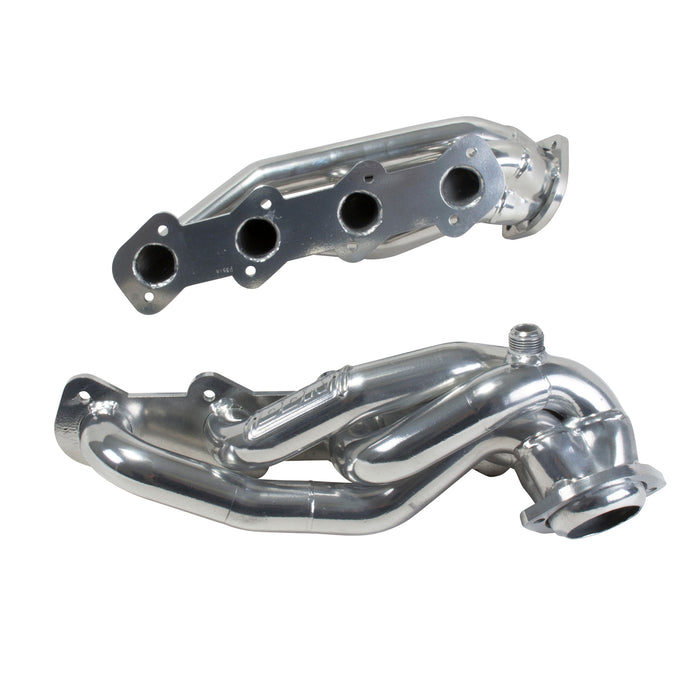 BBK Performance Parts 35180 99-03 FORD F150 97-02 FORD EXP 5.4L 1-5/8 SHORTY HEADERS (POL SILVER CERAMIC) - Truck Part Superstore