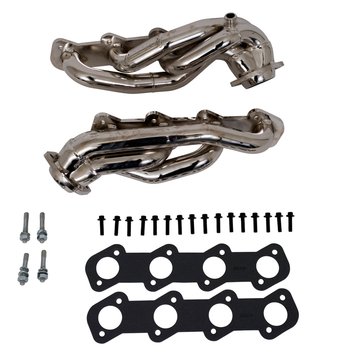 BBK Performance Parts 3518 99-03 FORD F150 97-02 FORD EXP 5.4L 1-5/8 SHORTY HEADERS (TITANIUM CERAMIC) - Truck Part Superstore