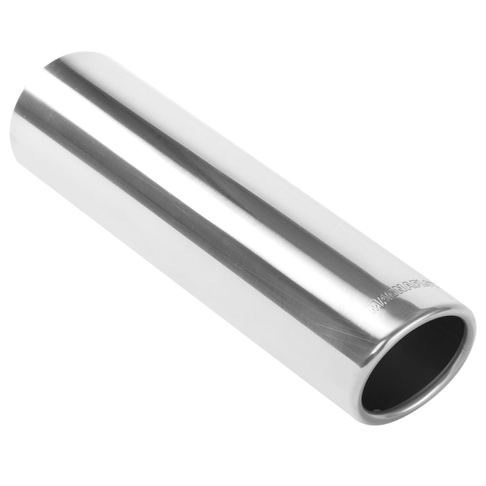 MagnaFlow Exhaust Products 35204 Single Exhaust Tip-2.5in. Inlet/3in. Outlet - Truck Part Superstore
