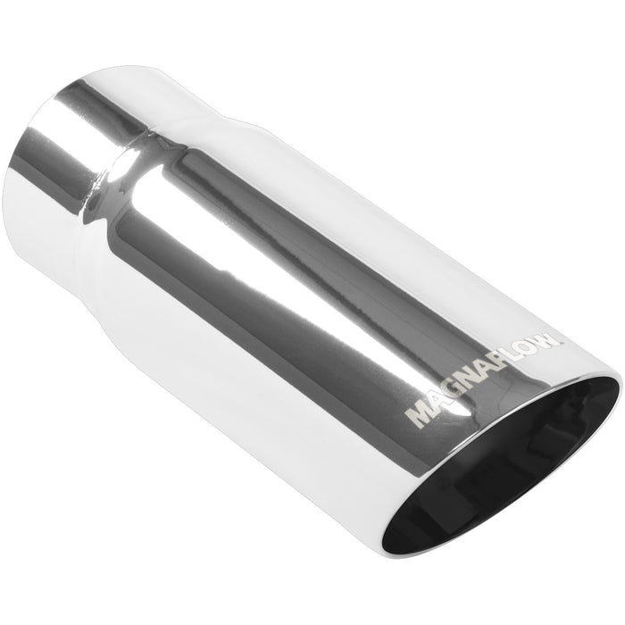MagnaFlow Exhaust Products 35206 Single Exhaust Tip-3in. Inlet/3.5in. Outlet - Truck Part Superstore