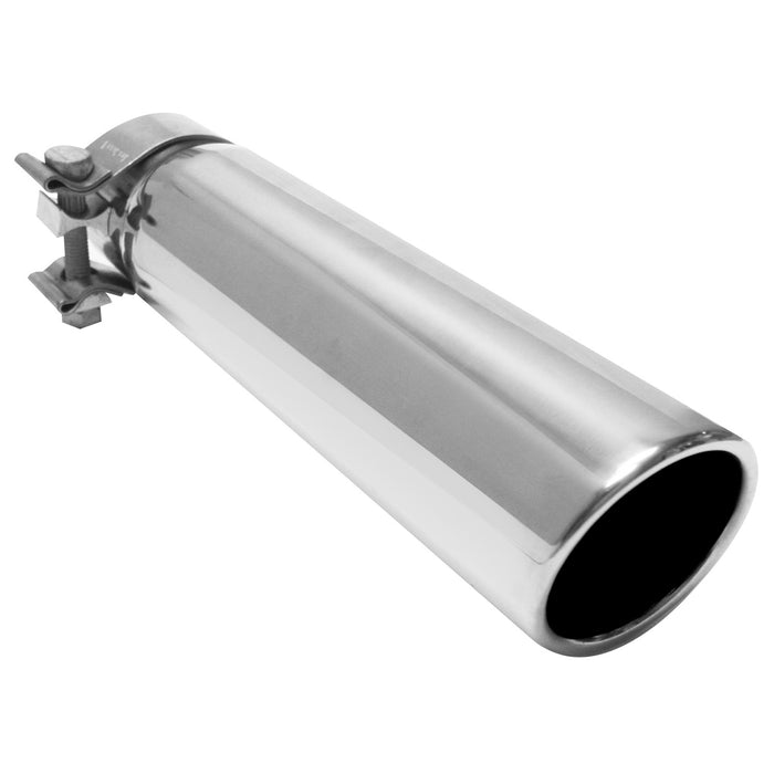 MagnaFlow Exhaust Products 35208 Single Exhaust Tip-2.5in. Inlet/3in. Outlet - Truck Part Superstore