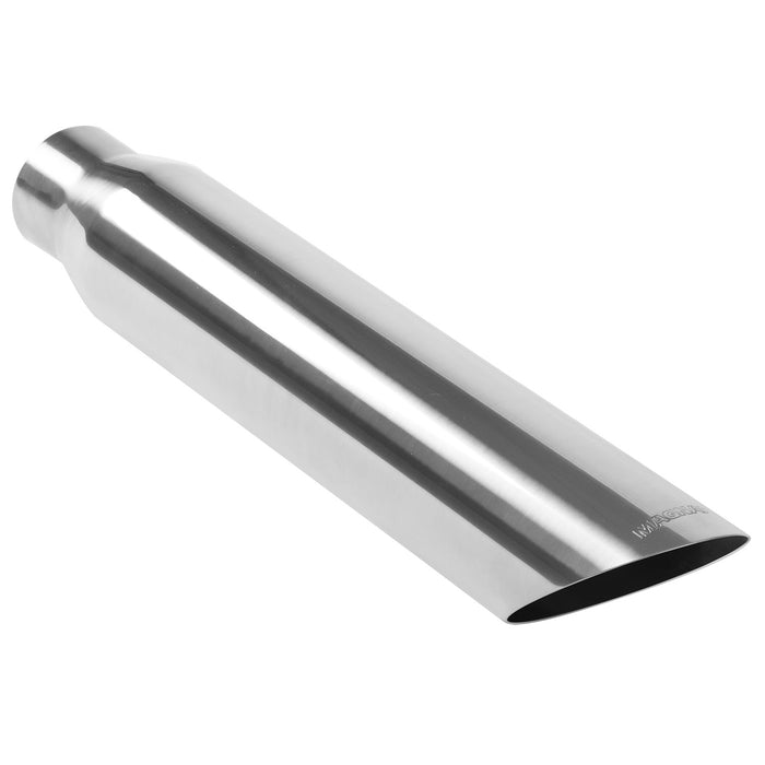 MagnaFlow Exhaust Products 35216 Single Exhaust Tip-2.25in. Inlet/3.5in. Outlet - Truck Part Superstore