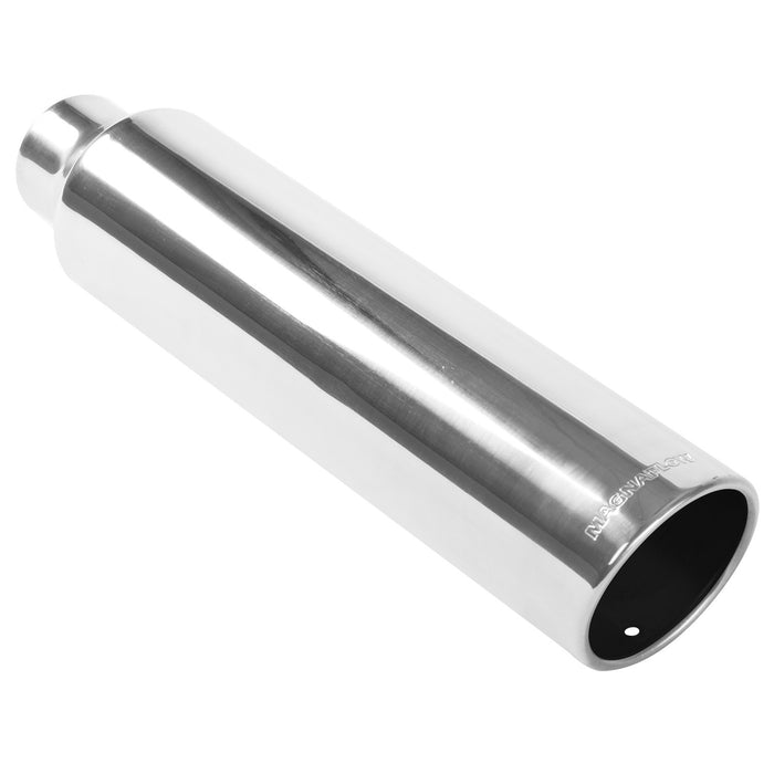 MagnaFlow Exhaust Products 35217 Single Exhaust Tip-2.25in. Inlet/3.5in. Outlet - Truck Part Superstore