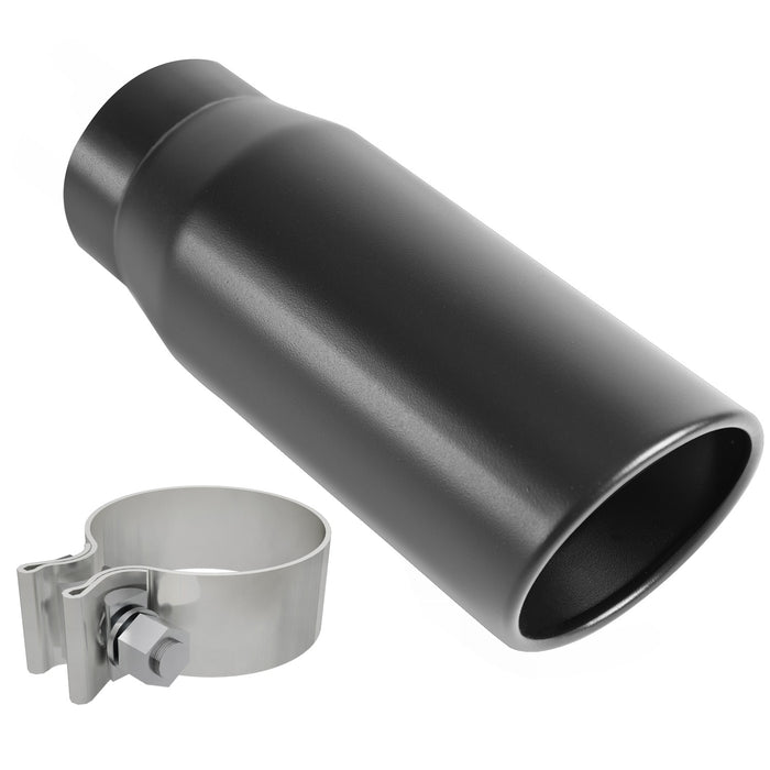 MagnaFlow Exhaust Products 35236 Single Exhaust Tip-3in. Inlet/4in. Outlet - Truck Part Superstore