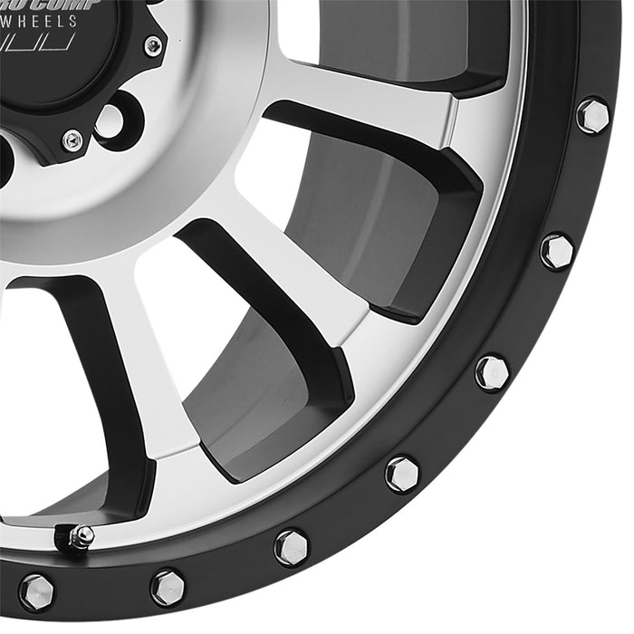 Pro Comp Alloy Wheels 3534-2983 Series 3534 Rockwell 20x9 with 6 on 5.5 Bolt Pattern Machined Black Pro Comp Alloy Wheels - Truck Part Superstore