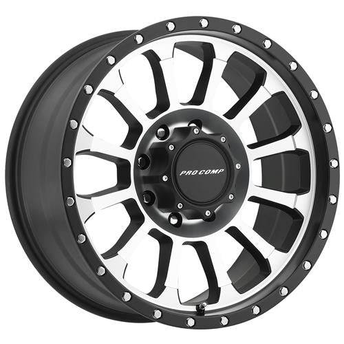 Pro Comp Alloy Wheels 3534-2983 Series 3534 Rockwell 20x9 with 6 on 5.5 Bolt Pattern Machined Black Pro Comp Alloy Wheels - Truck Part Superstore