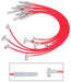 MSD 35399 Custom Spark Plug Wire Set; 8.5mm; w/HEI Cap; OEM Cut; - Truck Part Superstore