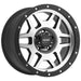 Pro Comp Alloy Wheels 3541-7973 Series 41 Phaser 17x9 with 5 on 5 Bolt Pattern 4.75 Backspace Machined Black with Stainless Steel Bolts Finish Pro Comp Alloy Wheels - Truck Part Superstore