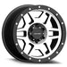 Pro Comp Alloy Wheels 3541-7973 Series 41 Phaser 17x9 with 5 on 5 Bolt Pattern 4.75 Backspace Machined Black with Stainless Steel Bolts Finish Pro Comp Alloy Wheels - Truck Part Superstore