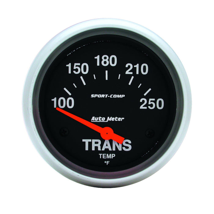 AutoMeter 3552 GAUGE; TRANSMISSION TEMP; 2 5/8in.; 100-250deg.F; ELECTRIC; SPORT-COMP - Truck Part Superstore