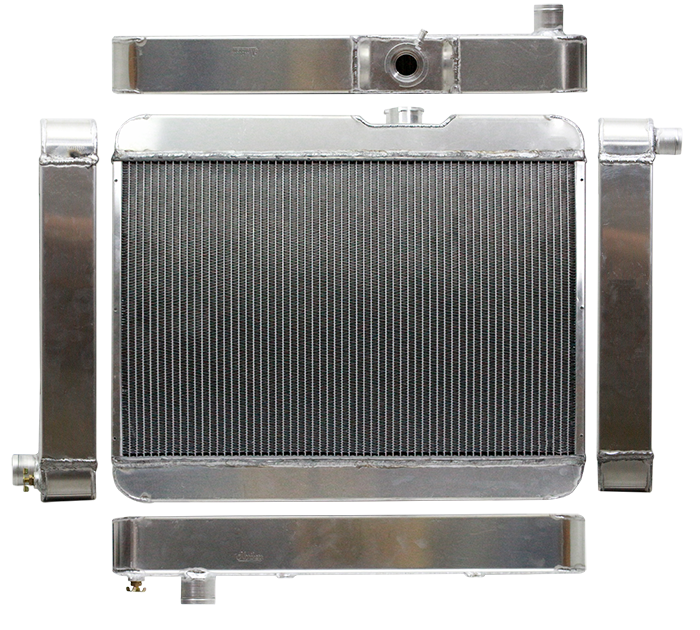 Northern Radiator 205247 Muscle Car Radiator -20 7/8 x 25 1/4 x 3 1/8 - Truck Part Superstore