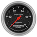AutoMeter 3579 GAUGE; AIR/FUEL RATIO-WIDEBAND; ANALOG; 2 5/8in.; 8:1-18:1; STPR MTR; SPORT-COMP - Truck Part Superstore