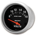 AutoMeter 3592 GAUGE; VOLTMETER; 2 5/8in.; 18V; ELECTRIC; SPORT-COMP - Truck Part Superstore